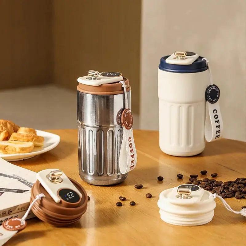 Thermos Portable 450ML avec Écran LED Intelligent – Garde Chaud & Froid